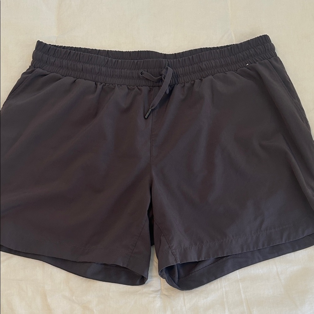 Mondetta women’s eggplant purp color size extra large Athletic Drawstring Shorts
